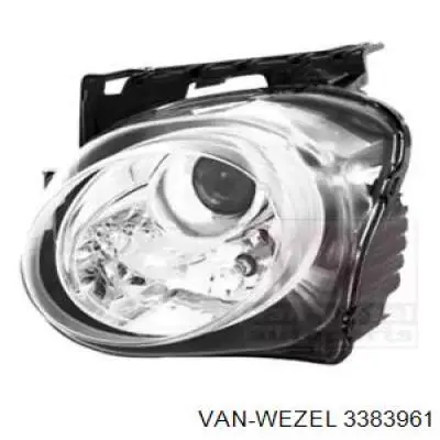 3383961 VAN Wezel Reflektor lewy