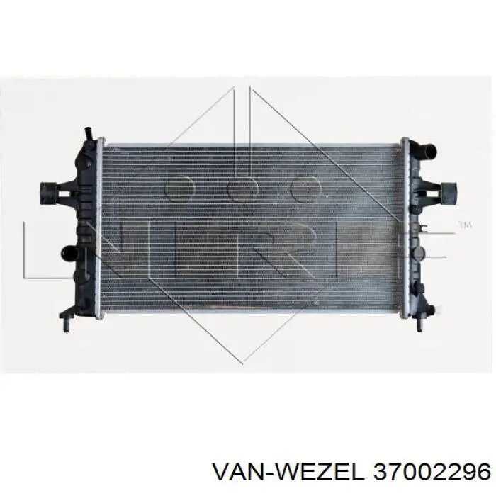 Chłodnica silnika VAN Wezel 37002296 cena, od 71,72 USD