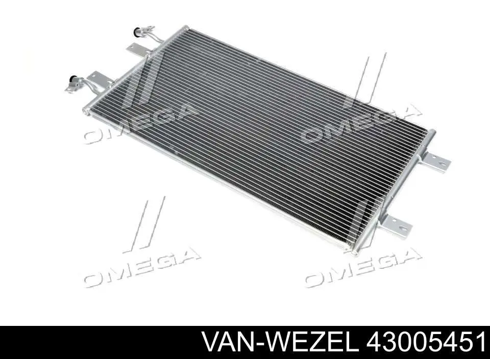 Chłodnica klimatyzacji VAN Wezel 43005451 cena, od 95,35 USD