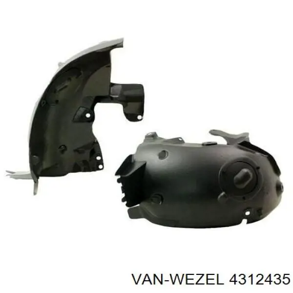 Nadkole błotnika przedniego lewe tylne VAN Wezel 4312435 cena, od 26,52 USD