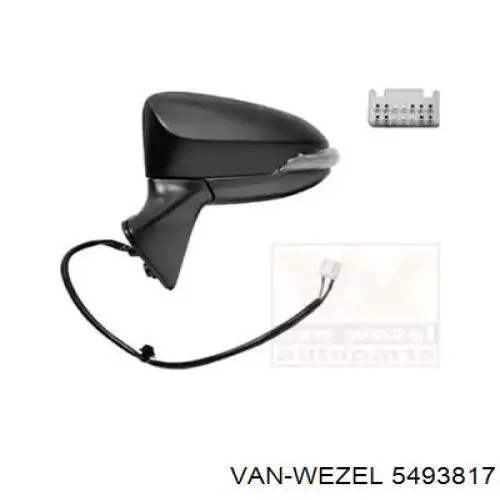 Do koszyka 879400F120 Toyota Lusterko wsteczne lewe