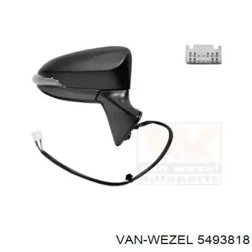 Lusterko wsteczne prawe Toyota 879100F130 cena, od 204,31 USD