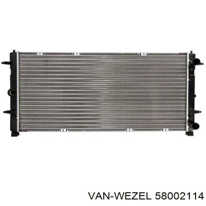 Chłodnica silnika VAN Wezel 58002114 cena, od 88,57 USD