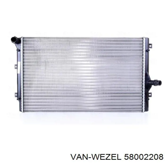 Chłodnica silnika VAN Wezel 58002208 cena, od 83,51 USD