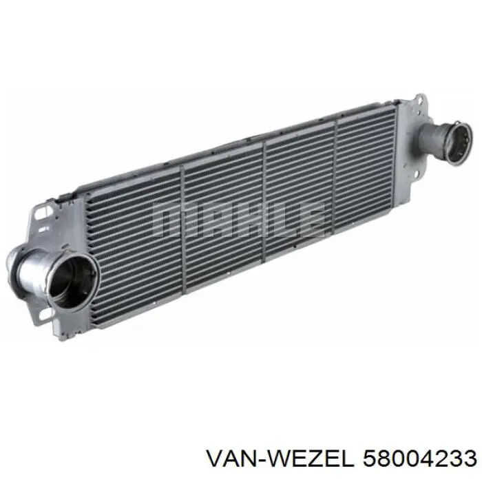 Chłodnica intercoolera VAN Wezel 58004233 cena, od 136,03 USD