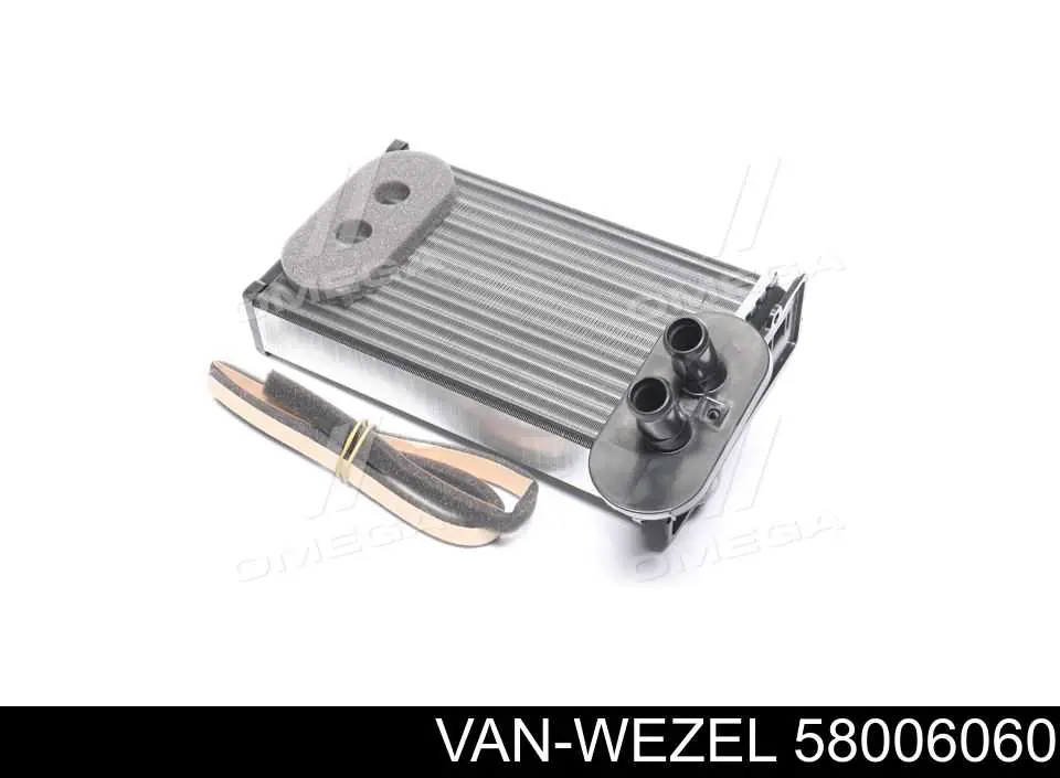 Chłodnica nagrzewnicy (ogrzewacza) VAN Wezel 58006060 cena, od 24,92 USD