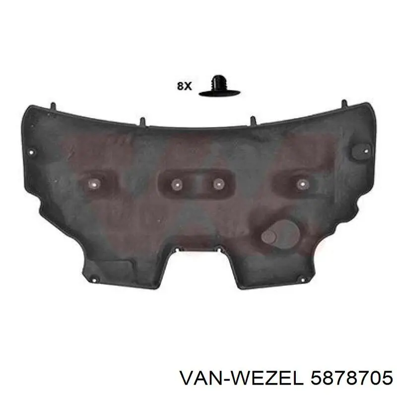 Wygluszenie maski Seat Alhambra minivan (7V8, 7V9) (1996 - 2010) cena, od 69,83 USD