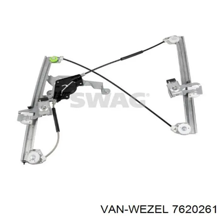 Do koszyka 7620261 VAN Wezel Mechanizm podnoszenia szyby drzwi przednich lewych