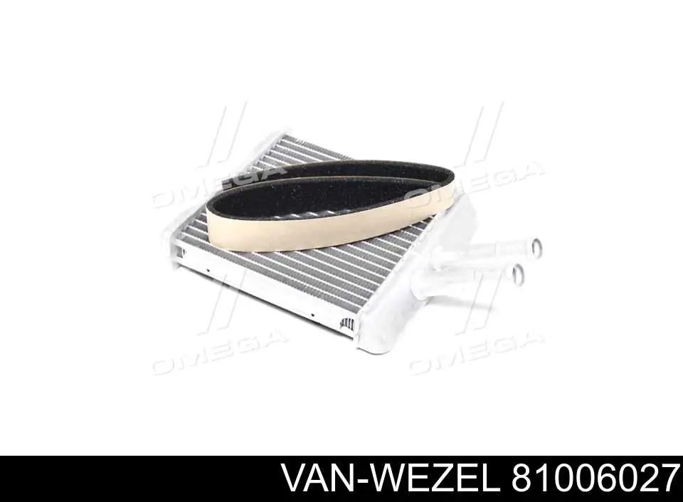Chłodnica nagrzewnicy (ogrzewacza) VAN Wezel 81006027 cena, od 29,63 USD