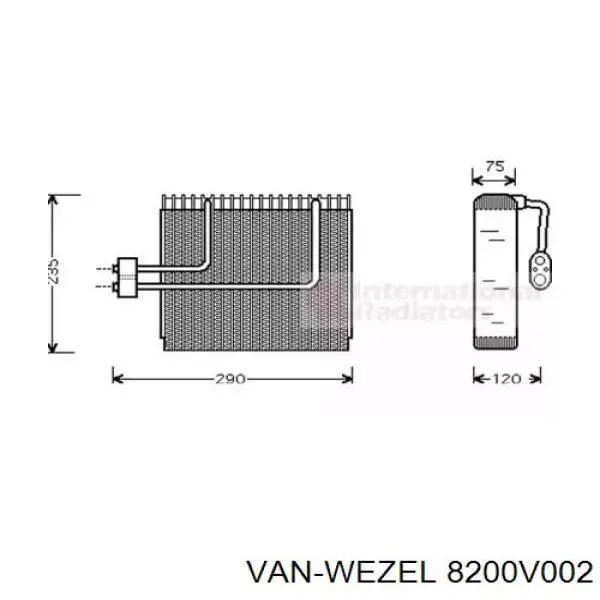 Parownik klimatyzacji Hyundai Accent I sedana (1994 - 2001) cena, od 80,38 USD