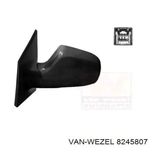 Lusterko wsteczne lewe Hyundai Matrix minivan (FC) (2001 - 2005) cena, od 68,37 USD