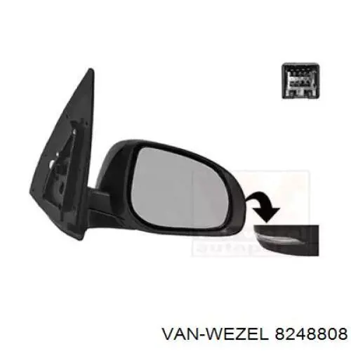 Lusterko wsteczne prawe Chrysler 876200X500 cena, od 328,54 USD