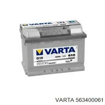 Bateria (akumulator) 563400061 Varta