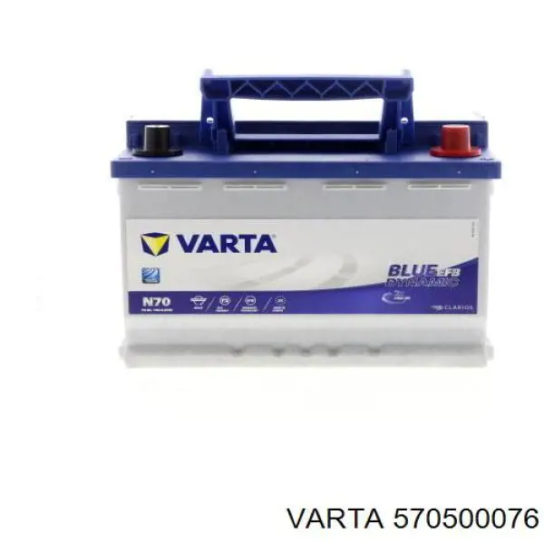 Bateria (akumulator) Varta 570500076 cena, od 189,55 USD