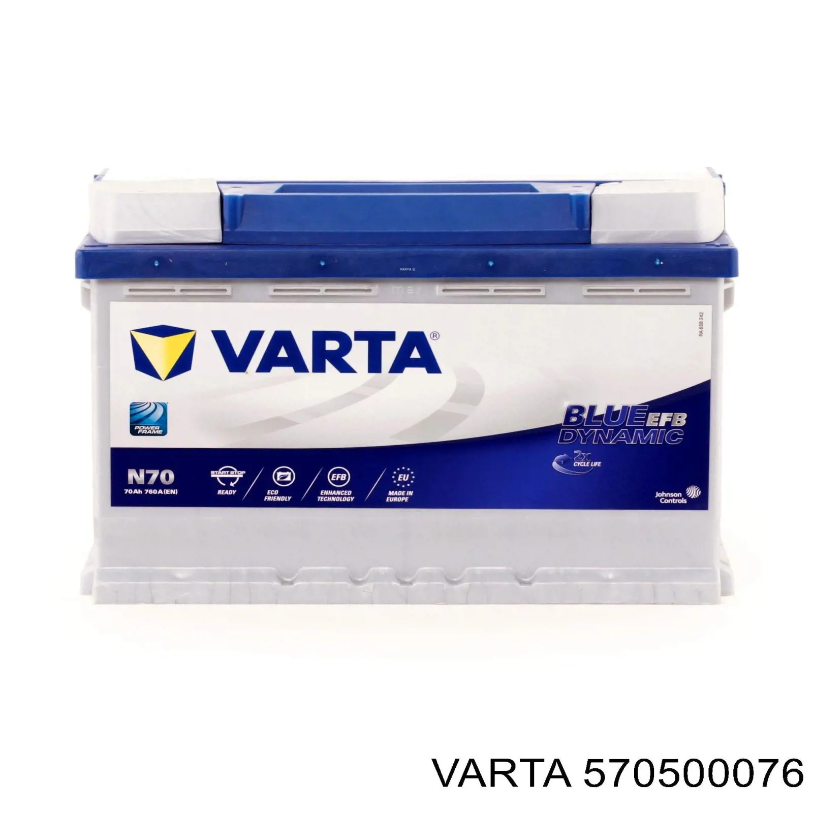 570500076 Varta Bateria (akumulator)