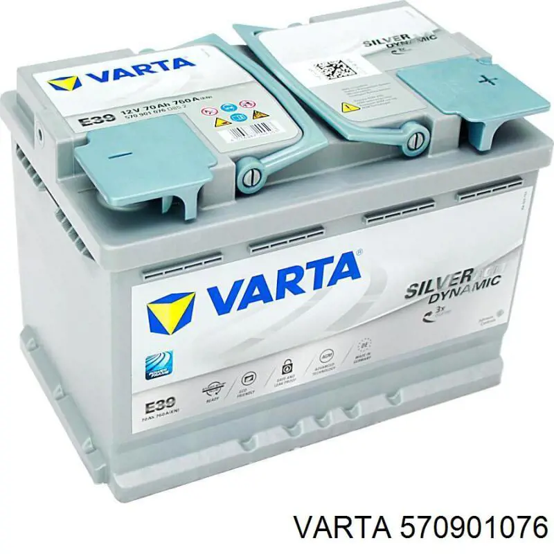 Do koszyka 570901076 Varta Bateria (akumulator)