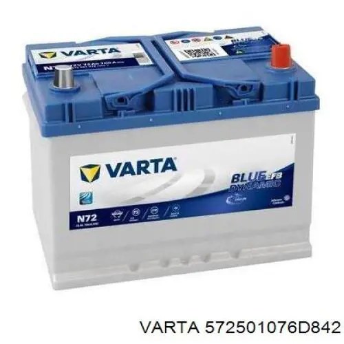 Bateria (akumulator) Varta 572501076D842 cena, od 203,63 USD
