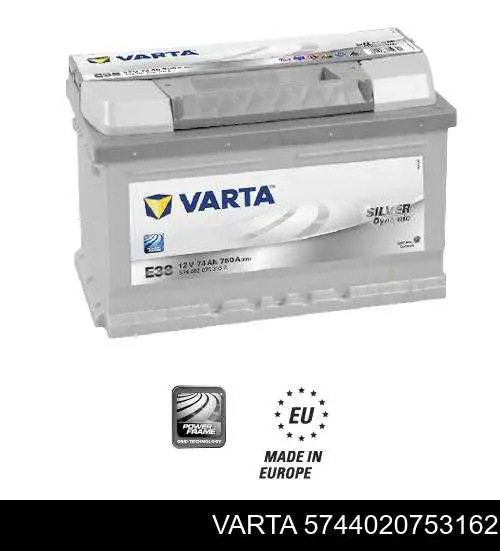 Bateria (akumulator) Varta 5744020753162 cena, od 130,03 USD