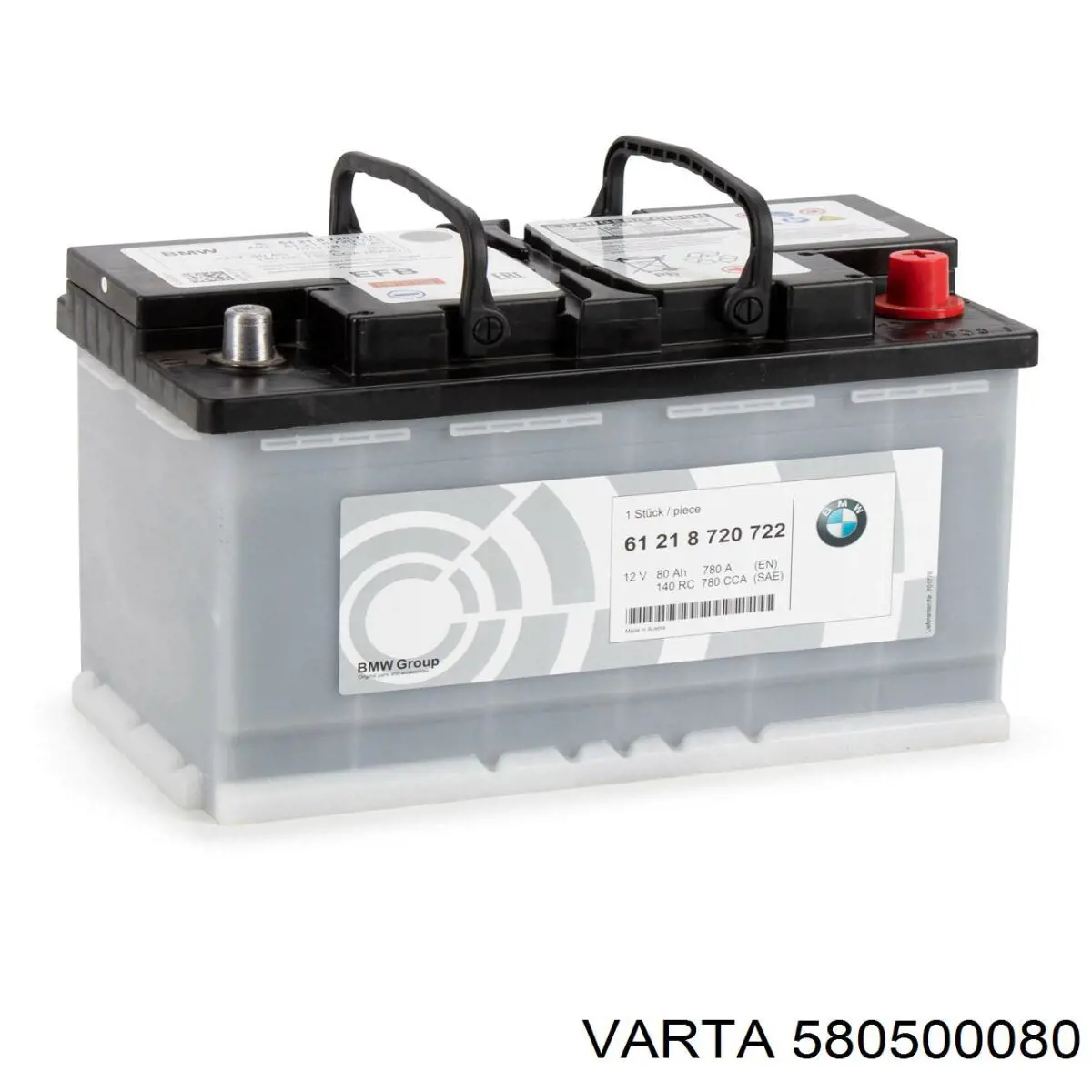 Bateria (akumulator) 580500080 Varta