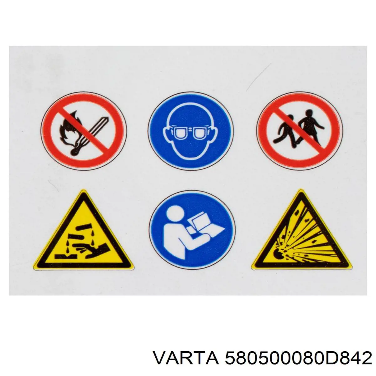 Do koszyka 580500080 Varta Bateria (akumulator)