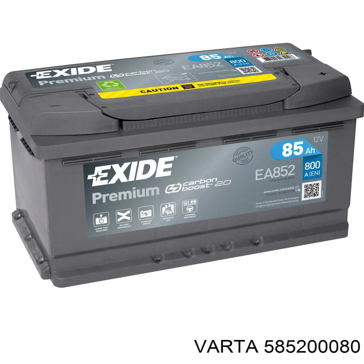 585200080 Varta Bateria (akumulator)