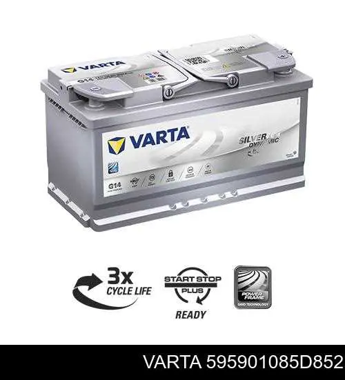 Bateria (akumulator) Varta 595901085D852 cena, od 199,50 USD