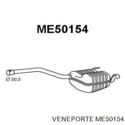 Tłumik, tylna część Veneporte ME50154 cena, od 84,54 USD