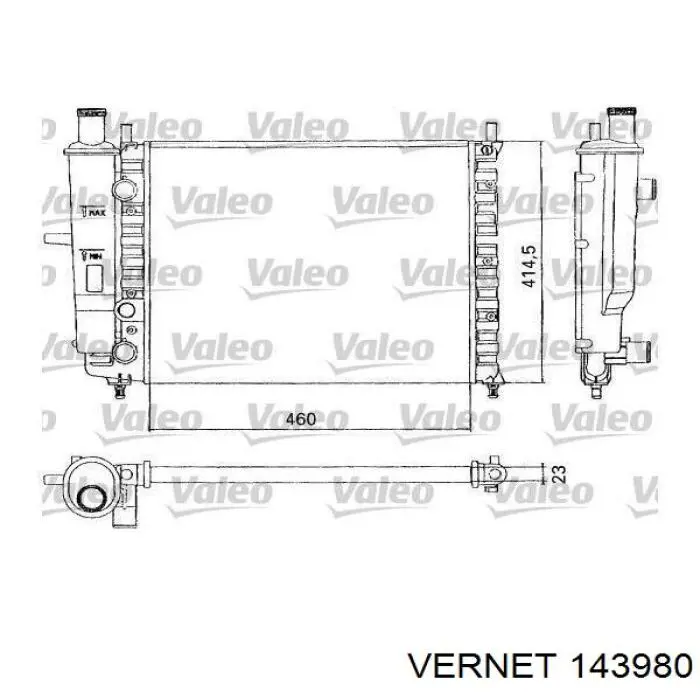 Termostat 143980 Vernet