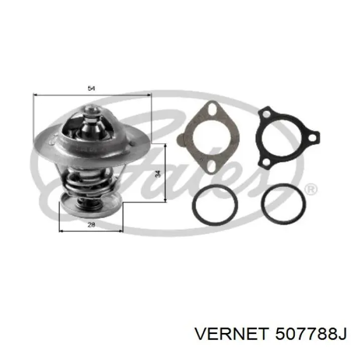 Termostat 507788J Vernet