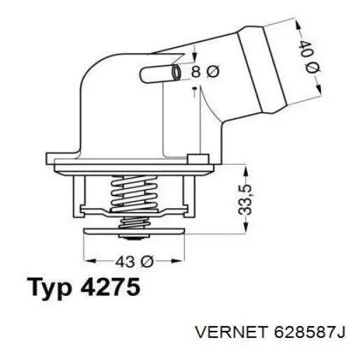 628587J Vernet Termostat