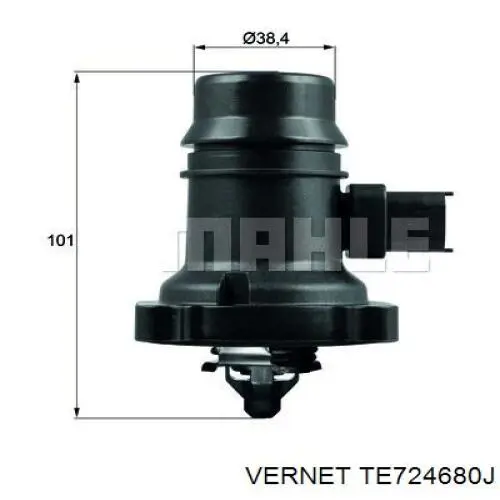 TE724680J Vernet Termostat