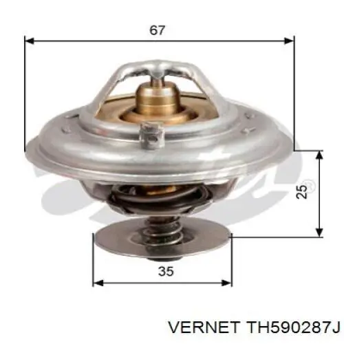 Do koszyka TH590287J Vernet Termostat