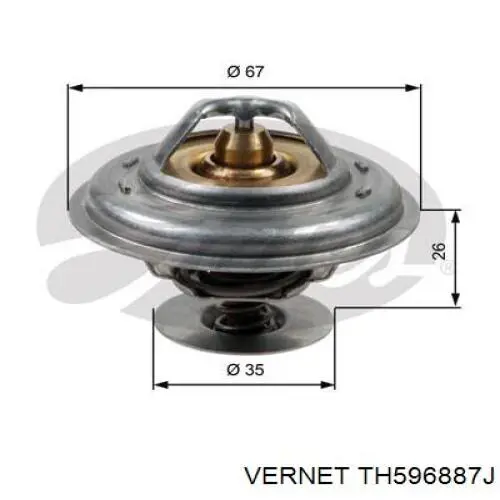 Do koszyka TH596887J Vernet Termostat