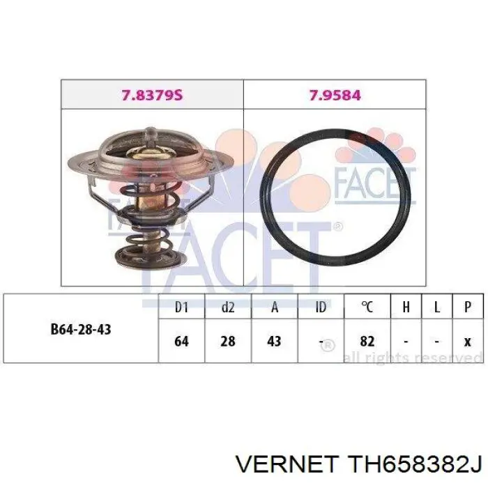 Do koszyka TH658382J Vernet Termostat