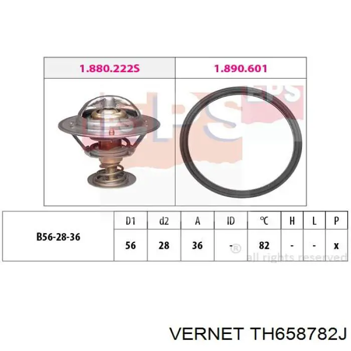 Do koszyka TH658782J Vernet Termostat