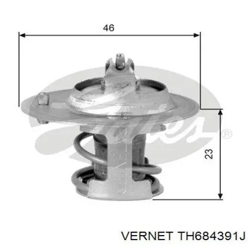 Do koszyka TH684391J Vernet Termostat