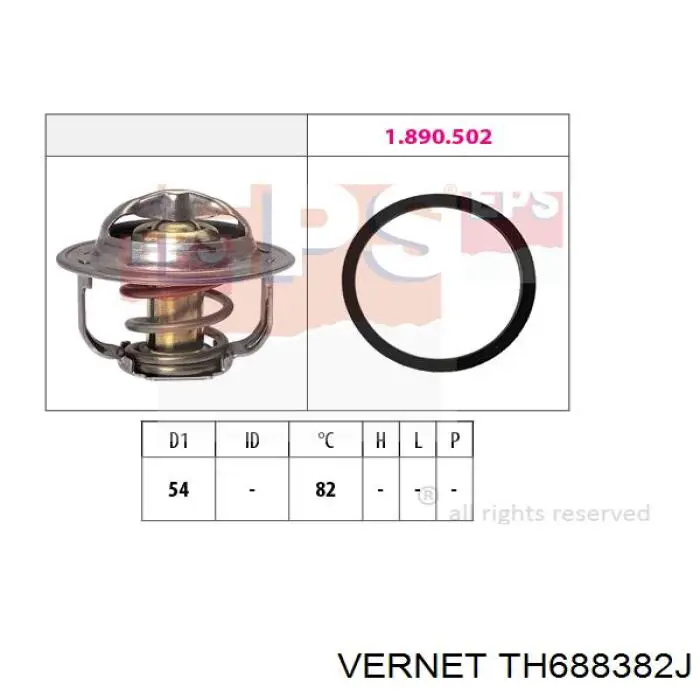 Do koszyka TH688382J Vernet Termostat
