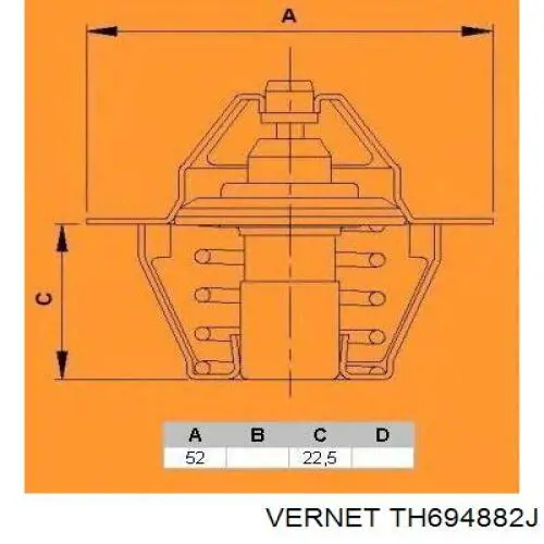 Termostat Vernet TH694882J cena, od 12,34 USD