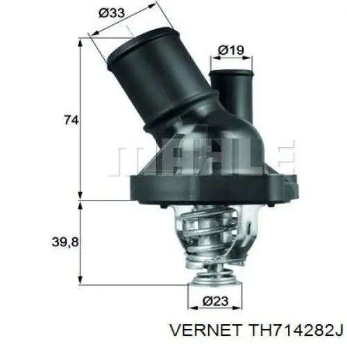 Do koszyka TH714282J Vernet Termostat