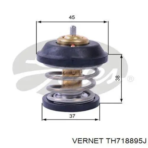 Termostat Vernet TH718895J cena, od 37,95 USD
