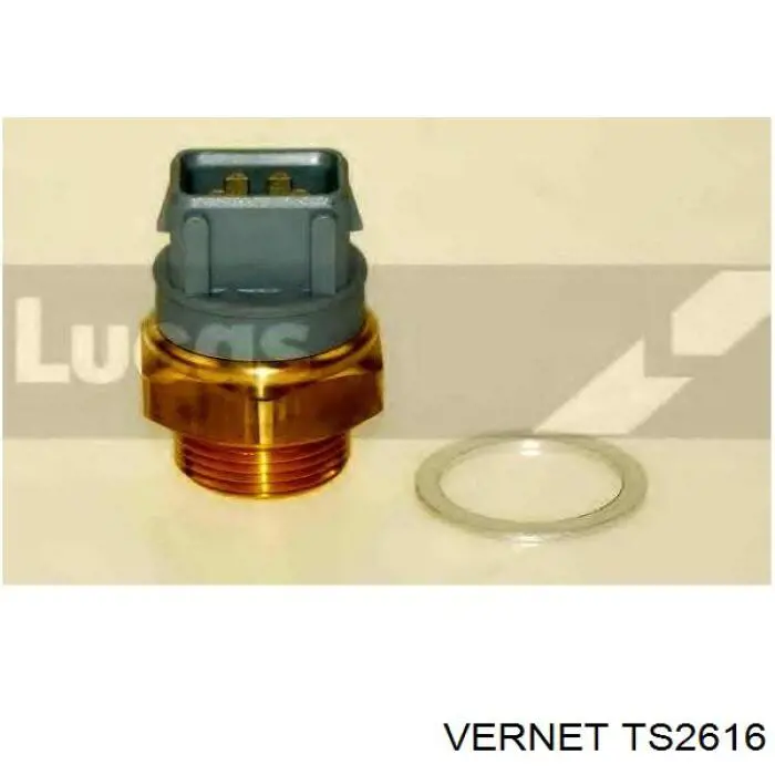 Czujnik temperatury płynu chłodzącego (włączenia wentylatora chłodnicy) Vernet TS2616 cena, od 21,93 USD