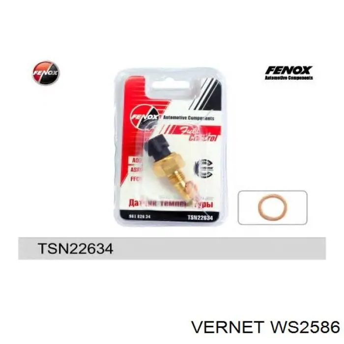 Do koszyka WS2586 Vernet Czujnik temperatury płynu chłodzącego