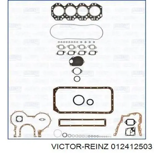 Zestaw uszczelek silnika pełny Victor Reinz 012412503 cena, od 117,48 USD
