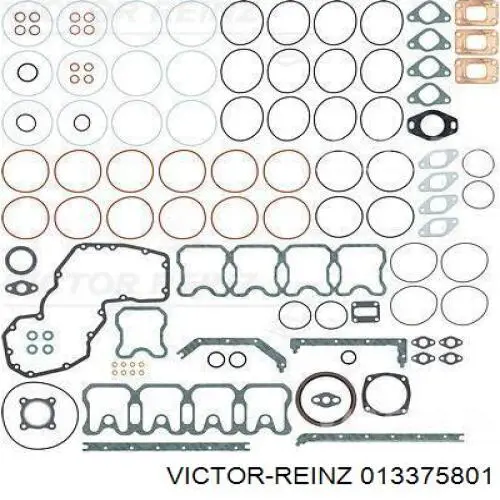 Do koszyka 013375801 Victor Reinz Zestaw uszczelek silnika pełny