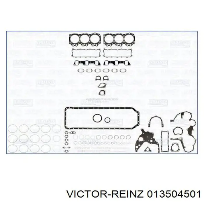 Do koszyka 013504501 Victor Reinz Zestaw uszczelek silnika pełny