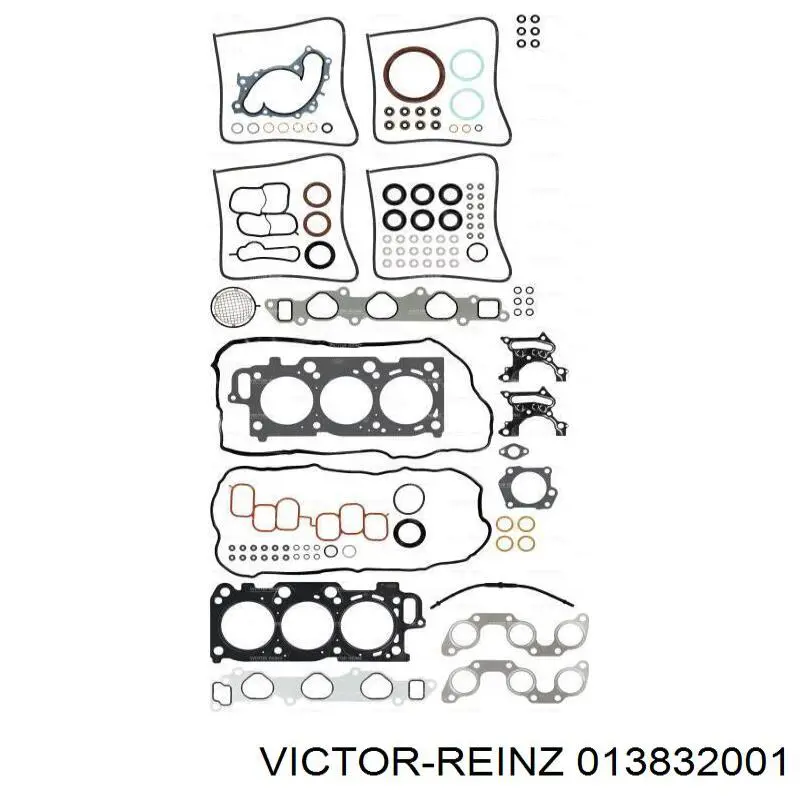 Zestaw uszczelek silnika pełny do Toyota Highlander I HYBRID U2