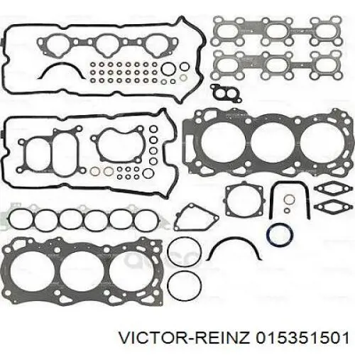 Do koszyka 015351501 Victor Reinz Zestaw uszczelek silnika pełny