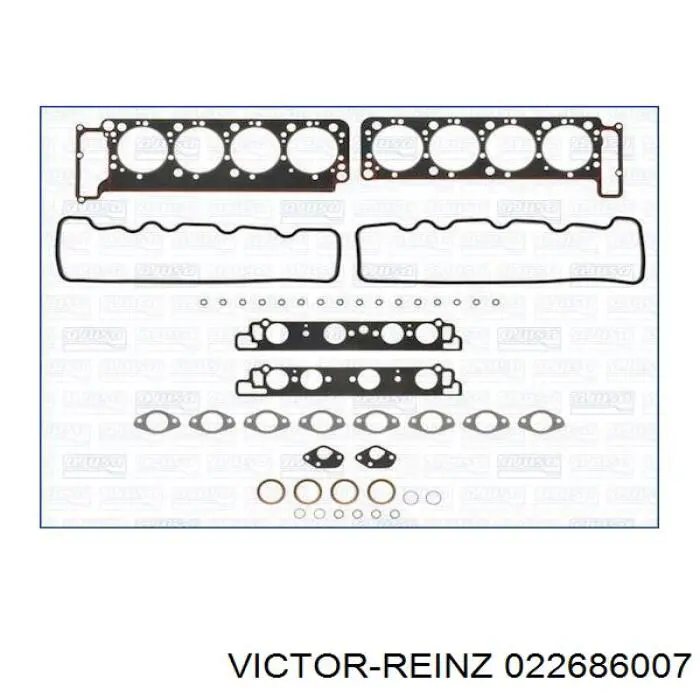 A1170104241 Mercedes zestaw uszczelek silnika górny