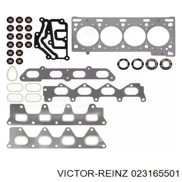 023165501 Victor Reinz Zestaw uszczelek silnika górny