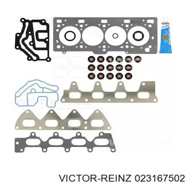 02-31675-02 Victor Reinz zestaw uszczelek silnika górny